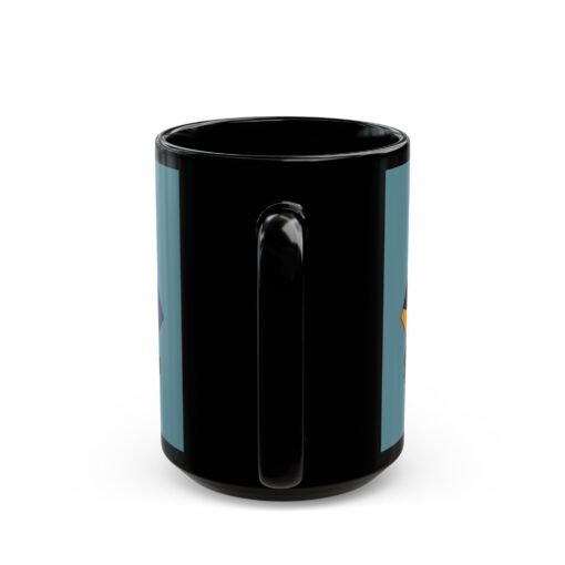 ☕🗻🌌 Devil’s Tower Black Mug – Sip from the Monument of Mystery - Image 9