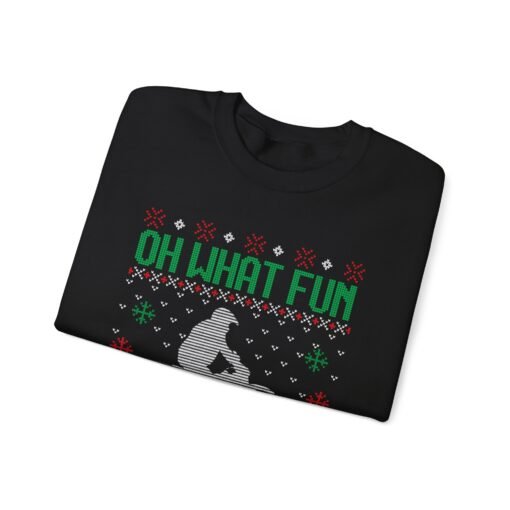 🏍️🎄 Oh What Fun It Is To Ride Unisex Sweatshirt – Ugly Christmas Motocross Edition - Image 6