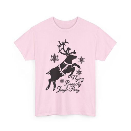 🦌✨ Flying Branchy Jingle Pony Unisex T-Shirt – Reindeer Ridiculousness at Its Finest - Image 19