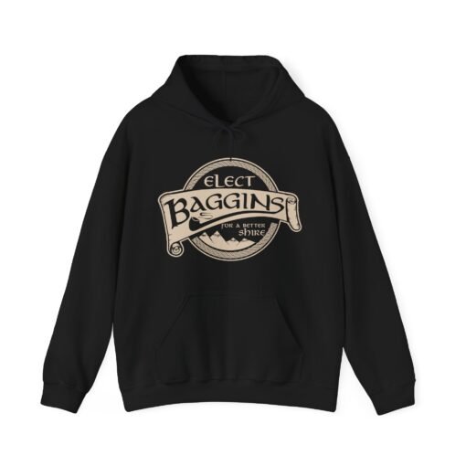 🌿 Elect Baggins for The Shire Unisex Hoodie – Cozy Gear for Campaigning Hobbits - Image 13