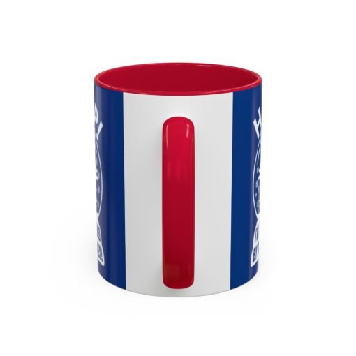 ☕❄️🎄 Help! I'm Surrounded By Snowflakes Color Accent Mug – Sip with Seasonal Sass - Image 27