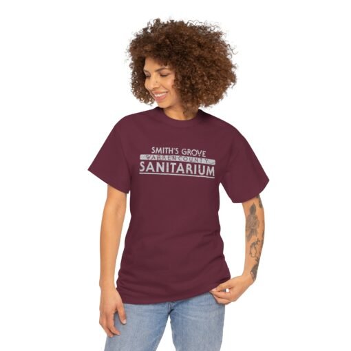 🏥🖤 Smith’s Grove Sanitarium Unisex T-Shirt – Welcome to Warren County’s Creepiest Institution - Image 4