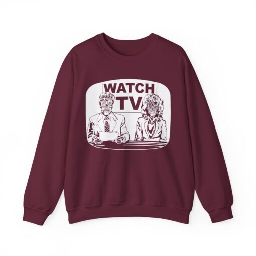 📺👽 Watch TV Unisex Sweatshirt – A Chilling Nod to They Live - Image 8