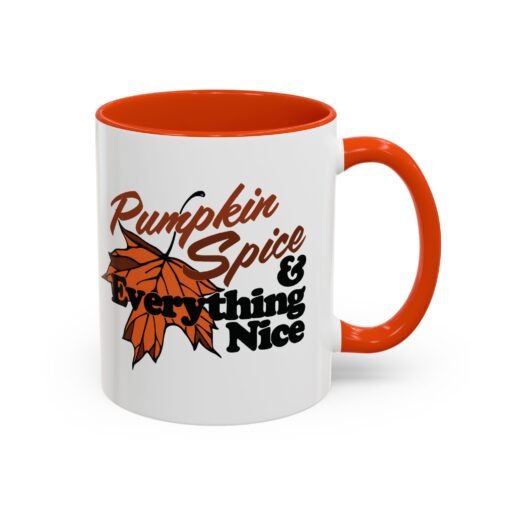 🎃☕ Pumpkin Spice & Everything Nice Accent Mug – Sip into Autumn - Image 14