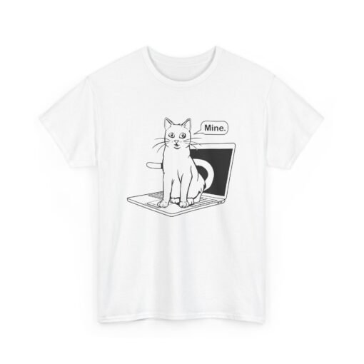 🐱💻 Cat on Laptop Unisex T-Shirt – Productivity? Never Heard of It. - Image 11