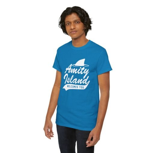 🦈 Amity Island Unisex T-Shirt – Welcomes You (And the Shark Too) - Image 5