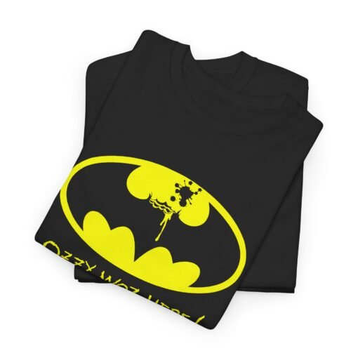 🦇🤘 Ozzy Was Here Unisex T-Shirt – Bat Signal with a Bite - Image 9