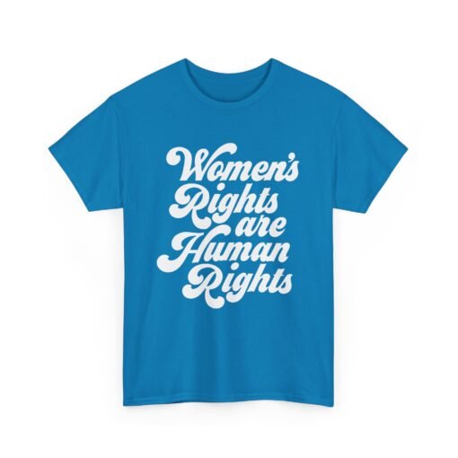 ✊💜 Women’s Rights Are Human Rights Unisex T-Shirt – Wear the Truth - Image 15