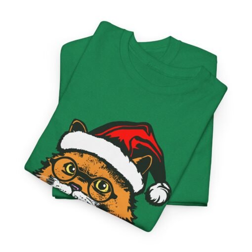 🎅🐱 Santa Claws Unisex T-Shirt – Purrfectly Festive - Image 2