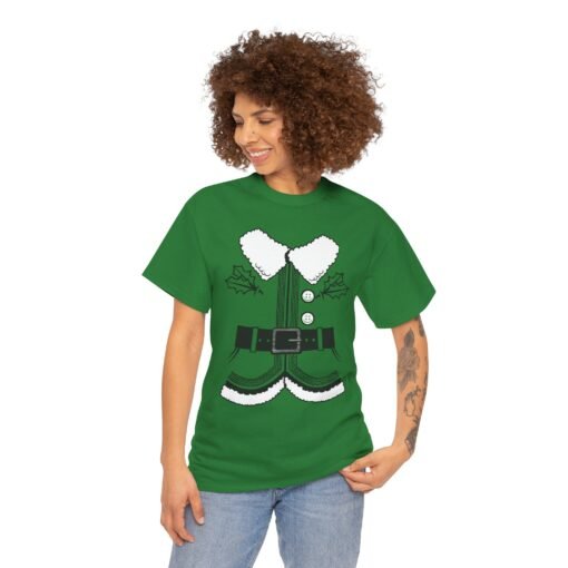 🧝‍♂️🎄 Elf Tunic Costume Unisex T-Shirt – Festive Fun, No Tights Required - Image 3