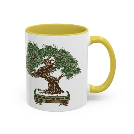 🌳 Bonsai Tree Accent Mug – Sip in Stillness - Image 46