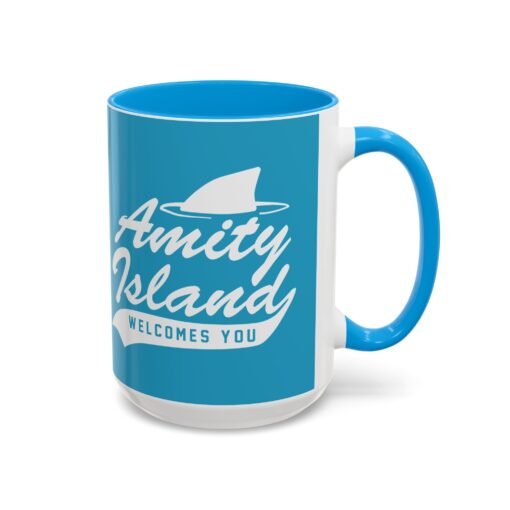 🦈 Amity Island Color Accent Mug – Welcomes You (and the Shark) - Image 38