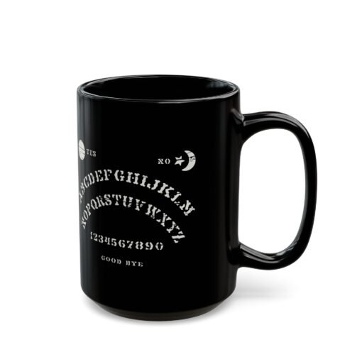 ☕🔮 Ouija Board Black Mug – Sip with a Spirit of Mystery - Image 8
