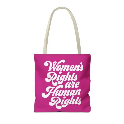 ✊💜 Women's Rights Are Human Rights Tote Bag – Equality On Your Shoulder - Image 30