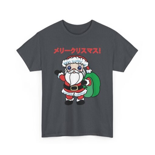 🎄 Kawaii Santa Unisex T-Shirt – メリークリスマス with Extra Cute - Image 17