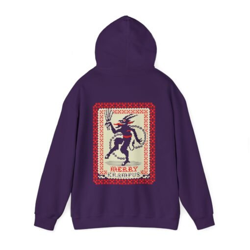 🎄👹 Merry Krampus Unisex Hoodie – Cozy Up with Claus’s Creepy Cousin - Image 15