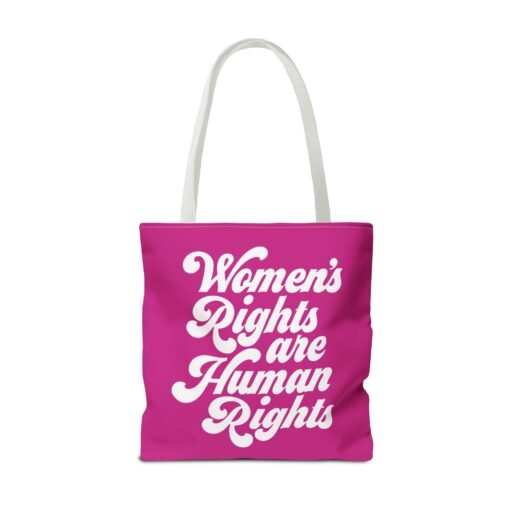 ✊💜 Women's Rights Are Human Rights Tote Bag – Equality On Your Shoulder - Image 22