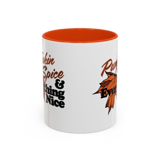 🎃☕ Pumpkin Spice & Everything Nice Accent Mug – Sip into Autumn - Image 13