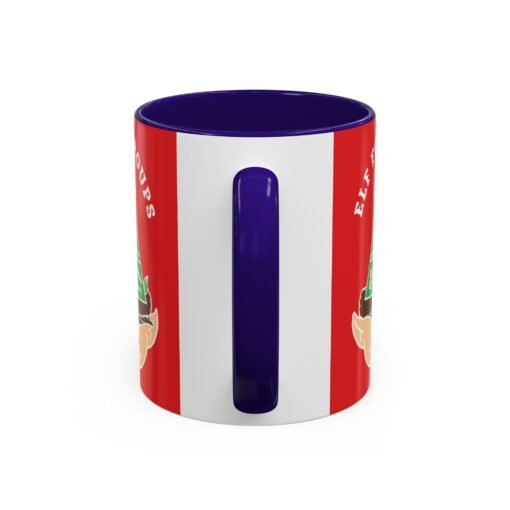 ☕🍬 Elf Food Groups Color Accent Mug – Sweet Sips from the North Pole - Image 11