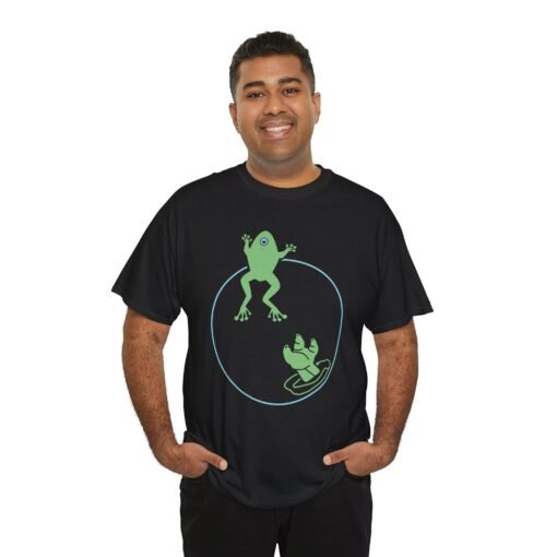 🐸🌌👶 Reach for the Froggy Unisex T-Shirt – The Snack Side is Strong - Image 5