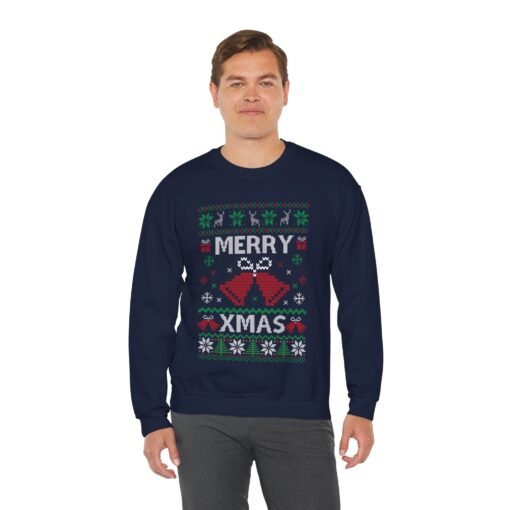 🔔🎅 Merry XMAS Unisex Sweatshirt – Ring in the Season with Style - Image 5