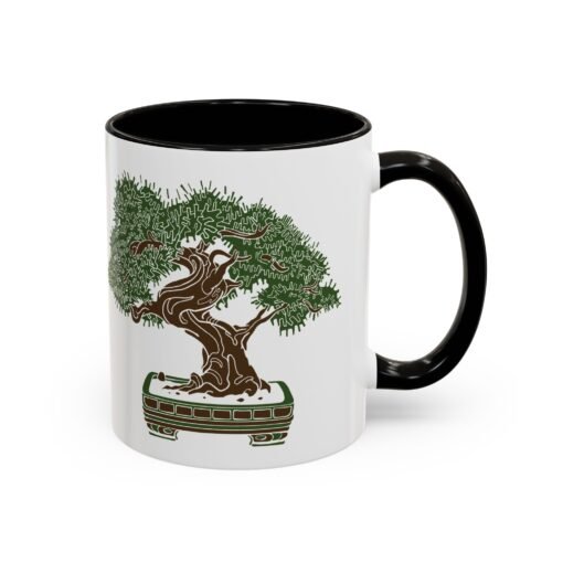 🌳 Bonsai Tree Accent Mug – Sip in Stillness - Image 6