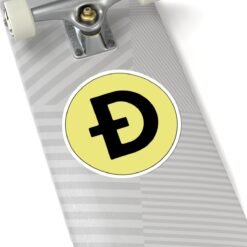 Alternative view of 🚀🐶 Dogecoin Indoor Sticker – Much Wow, Many Stick