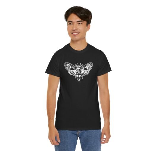 🦋 Death's Head Moth Unisex T-Shirt – Elegantly Macabre - Image 8