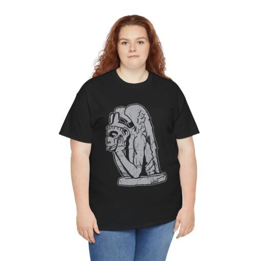 🗿🌙 Gargoyle Gaze Unisex T-Shirt – Stone Cold Guardian Style - Image 6