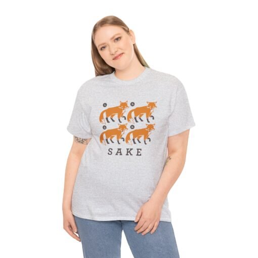 🦊🍶 Four Fox Sake Unisex T-Shirt – Clever, Cute, and a Little Bit Saucy - Image 4