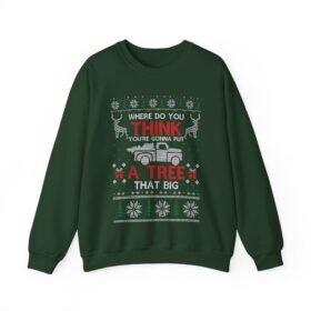 🚛🎄 Big Tree Energy Unisex Sweatshirt – Holiday Haulin’ in Style