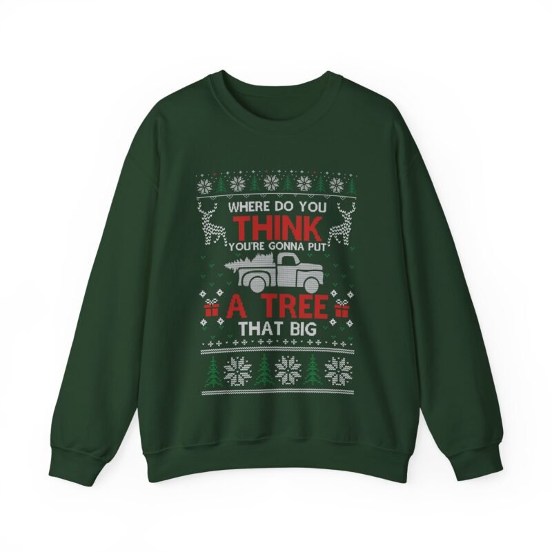 🚛🎄 Big Tree Energy Unisex Sweatshirt – Holiday Haulin’ in Style