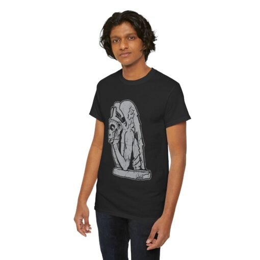 🗿🌙 Gargoyle Gaze Unisex T-Shirt – Stone Cold Guardian Style - Image 8