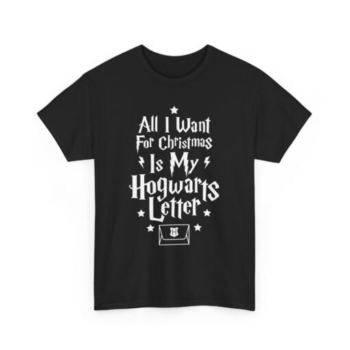 🧙‍♂️🎄 All I Want for Christmas Is My Hogwarts Letter Unisex T-Shirt – A Magical Holiday Wish - Image 10