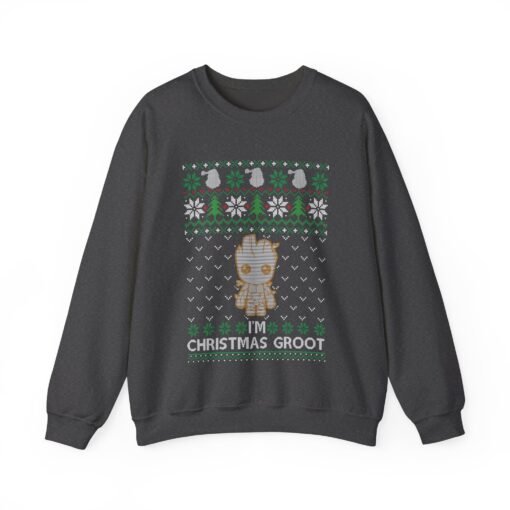 🌱🎄 Merry Grootmas Ugly Christmas Sweatshirt – Deck the Halls with Tiny Tree Joy - Image 13
