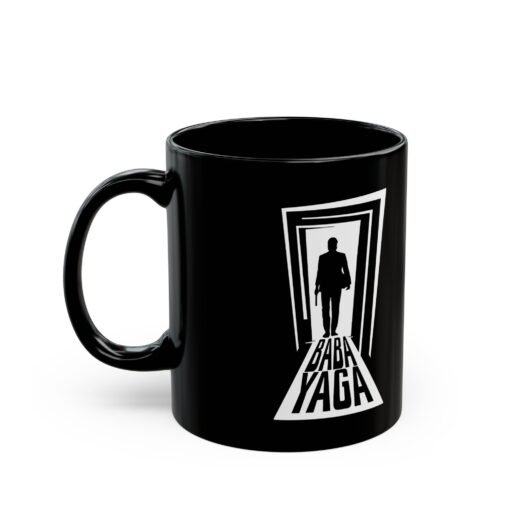 ☕🔫🖤 Baba Yaga Black Mug – For the Legend They Whisper About - Image 2