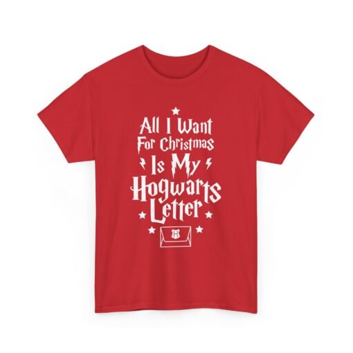 🧙‍♂️🎄 All I Want for Christmas Is My Hogwarts Letter Unisex T-Shirt – A Magical Holiday Wish - Image 19