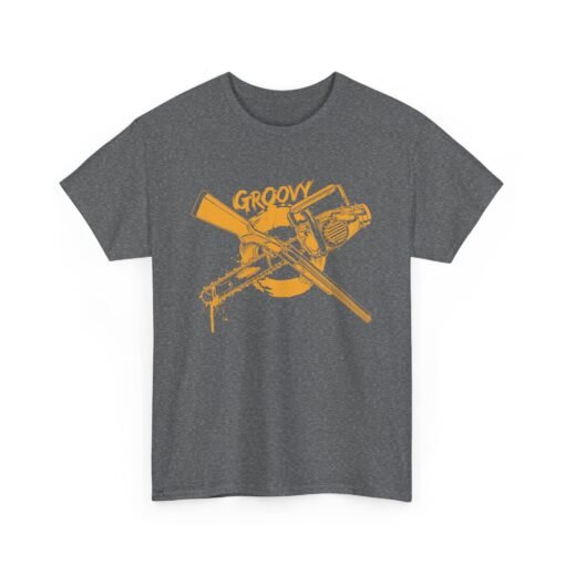 🪓🔫 Groovy Unisex T-Shirt – Hail to the King, Baby - Image 14