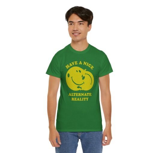 😊🌀 Alternate Reality Unisex T-Shirt – Smiles from Another Dimension - Image 7