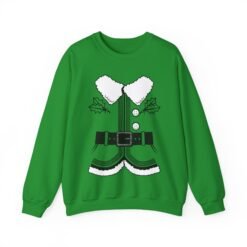 🧝♂️❄️ Elf Tunic Costume Unisex Sweatshirt – Cozy Cheer in Full Costume Gear