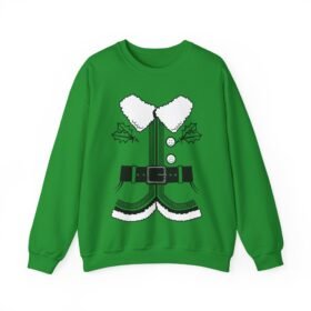 🧝‍♂️❄️ Elf Tunic Costume Unisex Sweatshirt – Cozy Cheer in Full Costume Gear