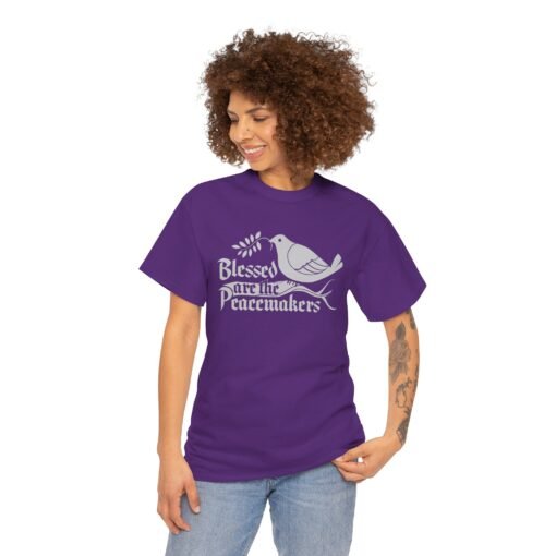 🕊️ Blessed Are The Peacemakers Unisex T-Shirt – Wear the Message of Peace - Image 4