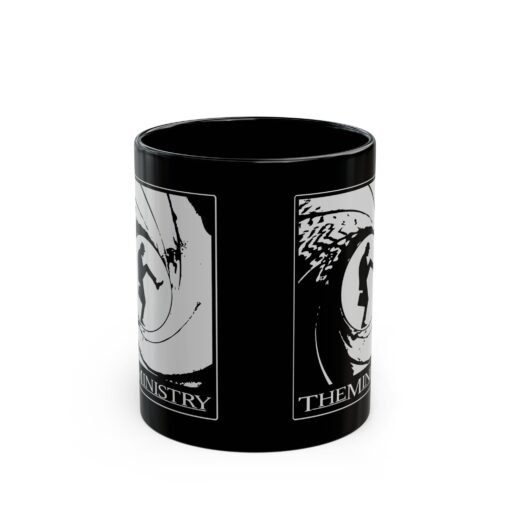 🕴️ Ministry of Silly Walks x James Bond Black Mug – Sip with Style... and a Stumble - Image 2