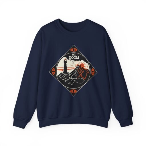 🔥 Mount Doom & Eye of Sauron Unisex Sweatshirt – Dark Elegance for Bold Fans - Image 12