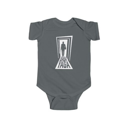 🖤👶🔫 Lil’ Baba Yaga Baby Bodysuit – Tiny, Silent, Legendary - Image 4