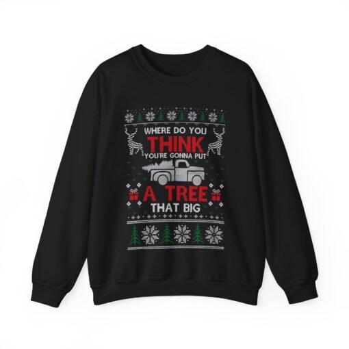 🚛🎄 Big Tree Energy Unisex Sweatshirt – Holiday Haulin’ in Style - Image 14