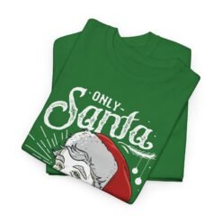 Alternative view of 🎅⚖️ Only Santa Can Judge Me Unisex T-Shirt – Naughty, Nice, and Not Sorry