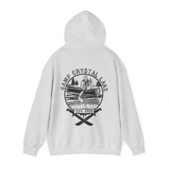 🔪🌲 Camp Crystal Lake Unisex Hoodie – Comfort Meets Classic Horror