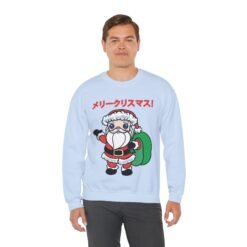🎄 Kawaii Santa Unisex Sweatshirt – メリークリスマス, Cutified - Image 6