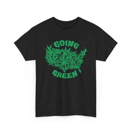 🌿🇺🇸 Going Green Unisex T-Shirt – Freedom Never Smelled So Good